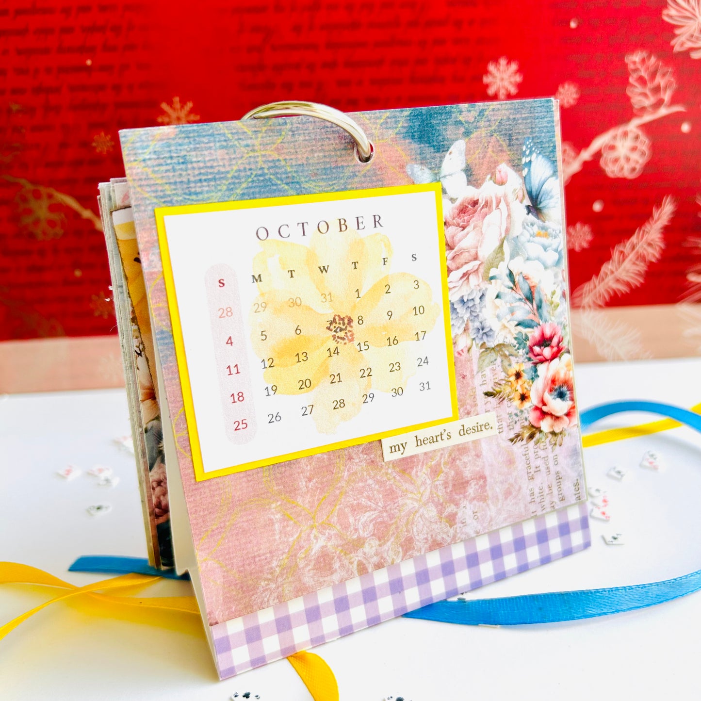 🌸 Flourish Desk Calendar 2026