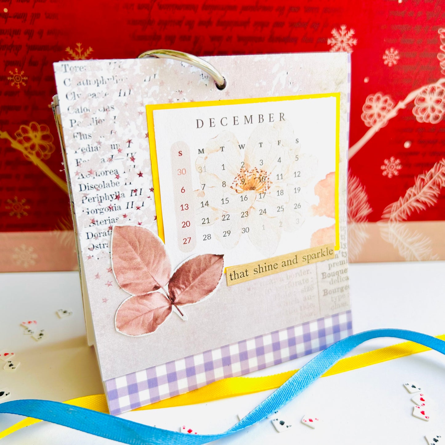 🌸 Flourish Desk Calendar 2026