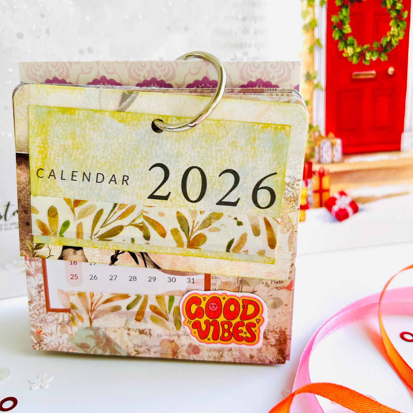 🗓️ Cheerful Desk Calendar 2026