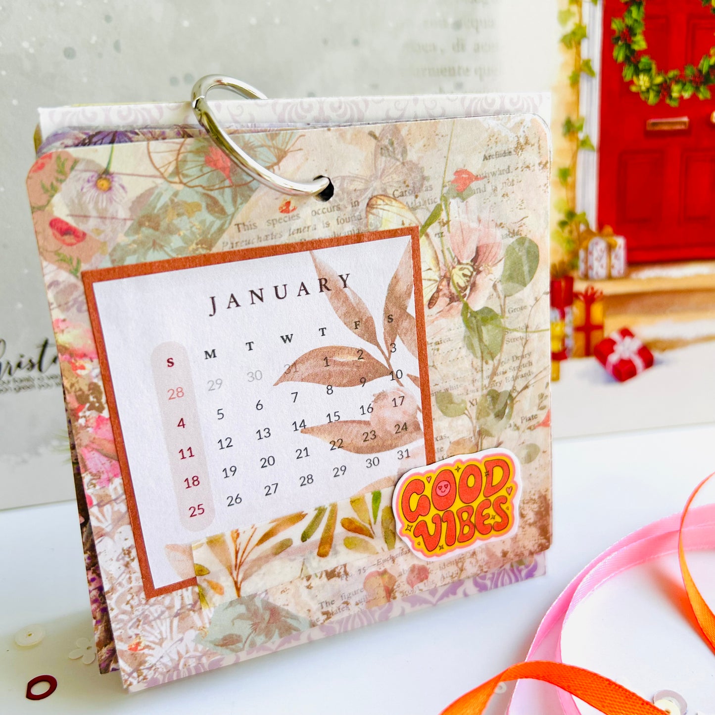 🗓️ Cheerful Desk Calendar 2026