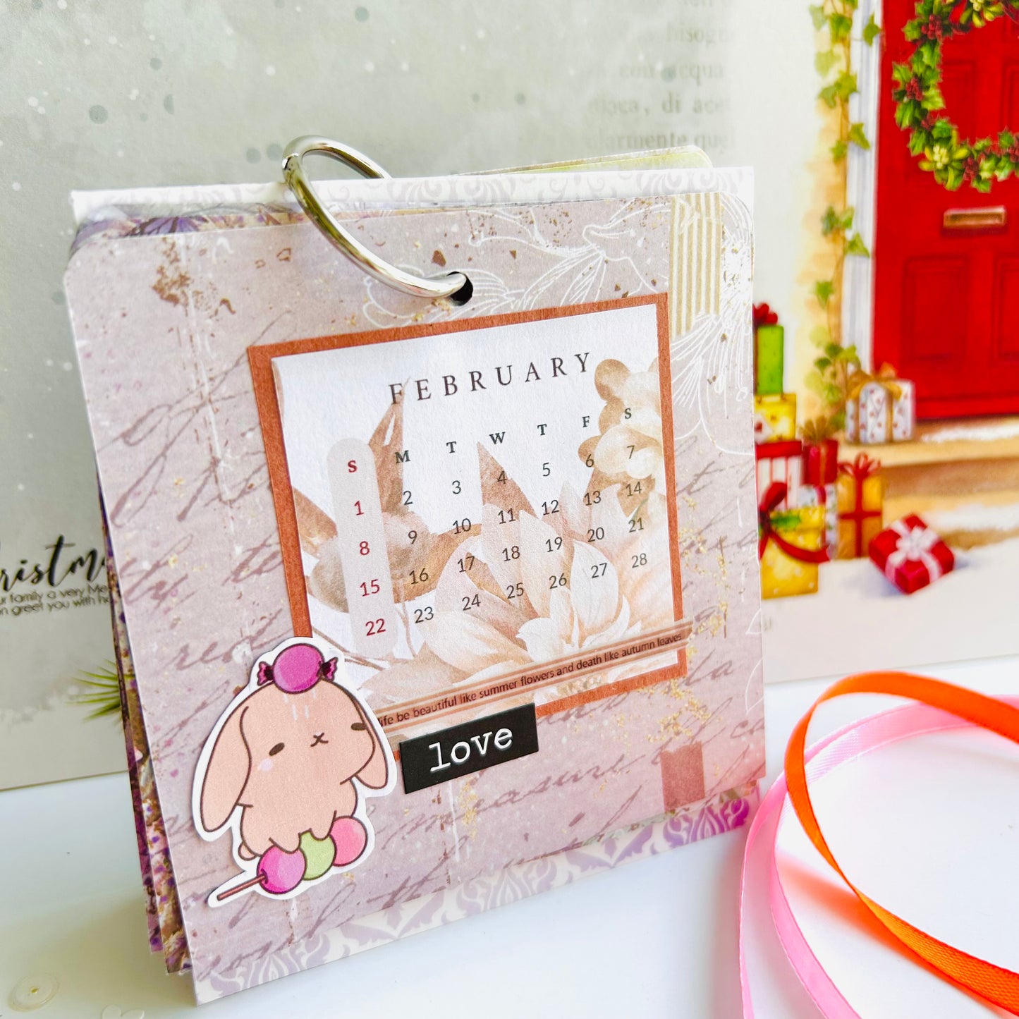 🗓️ Cheerful Desk Calendar 2026