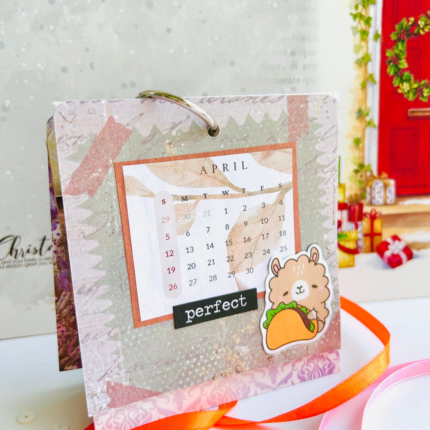 🗓️ Cheerful Desk Calendar 2026