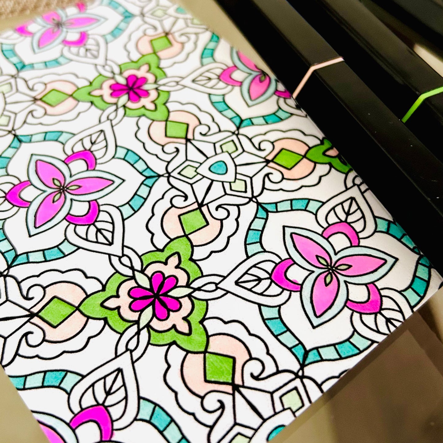 🌈’Color Me Calm’ Coloring Pages (set of 6 Assorted Designs)