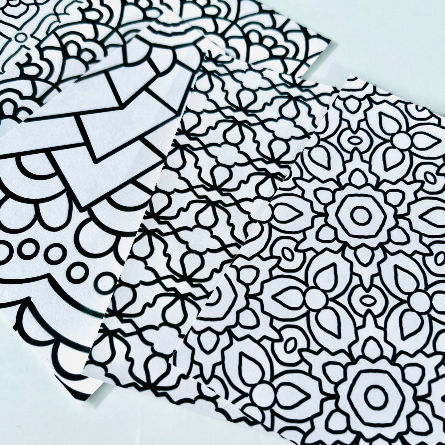 'Color Me Calm' Coloring Pages for Kids (set of 6 Assorted Designs)