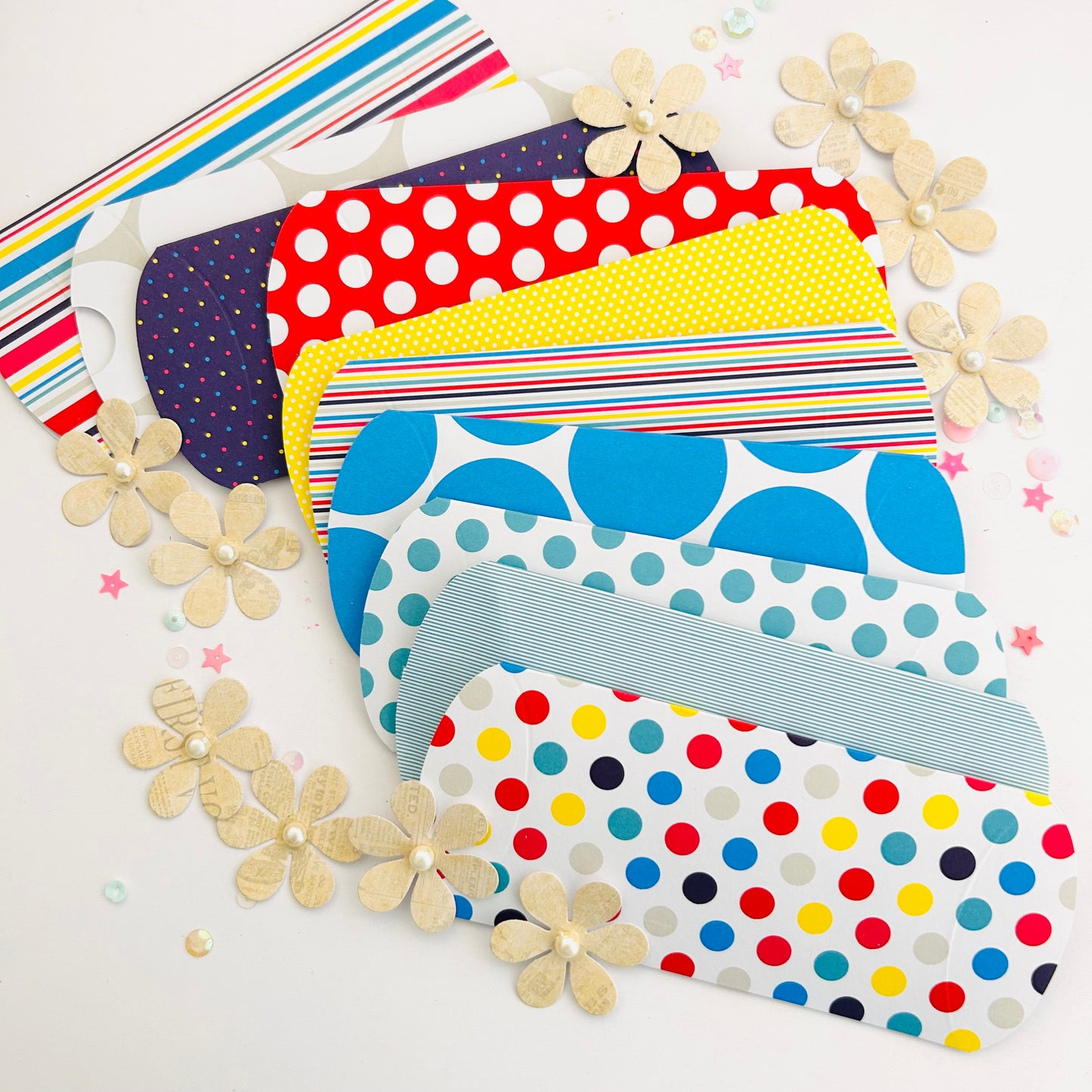 Pillow Gift Boxes – Polka Dots Set of 10 🎁✨