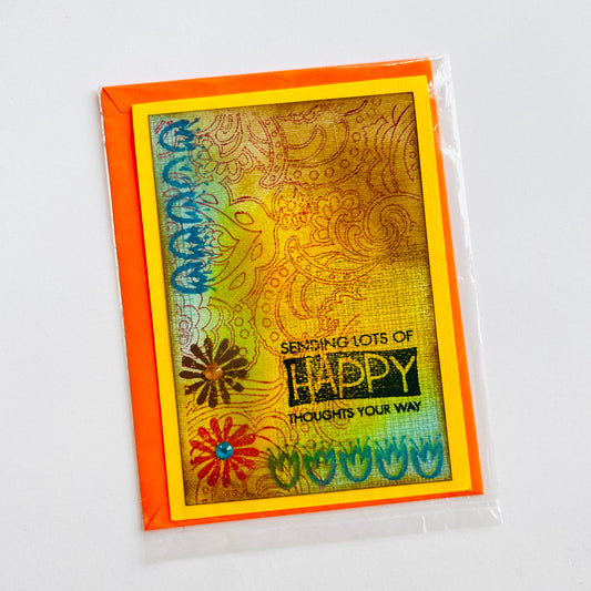 🌞Greeting Card – “Sending Lots of Happy Thoughts”