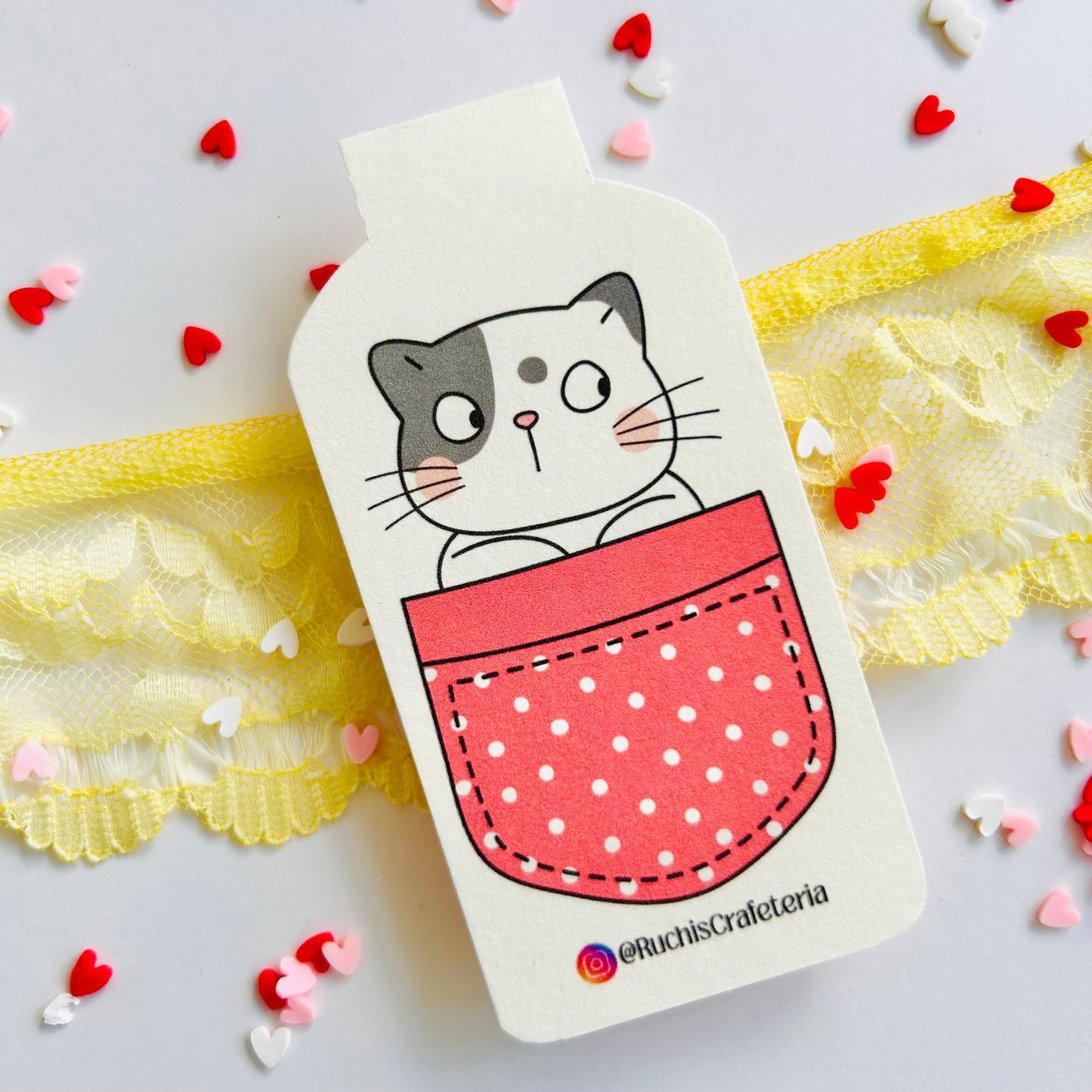 “Pocket Purrs” – Set of 3 Magnetic Bookmarks