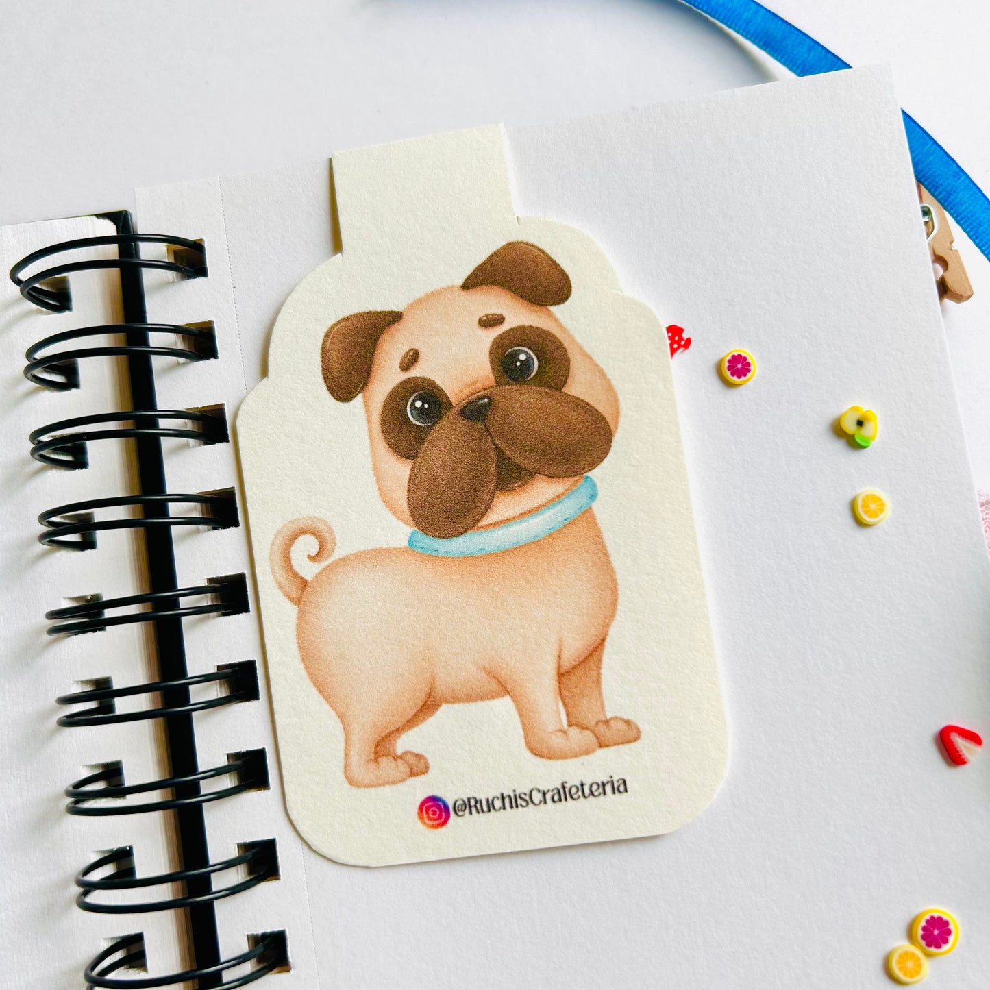 🐶 Magnetic Bookmark – Vimto the Cute Pup