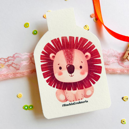 🦁Lemon the Baby Lion – Magnetic Bookmark