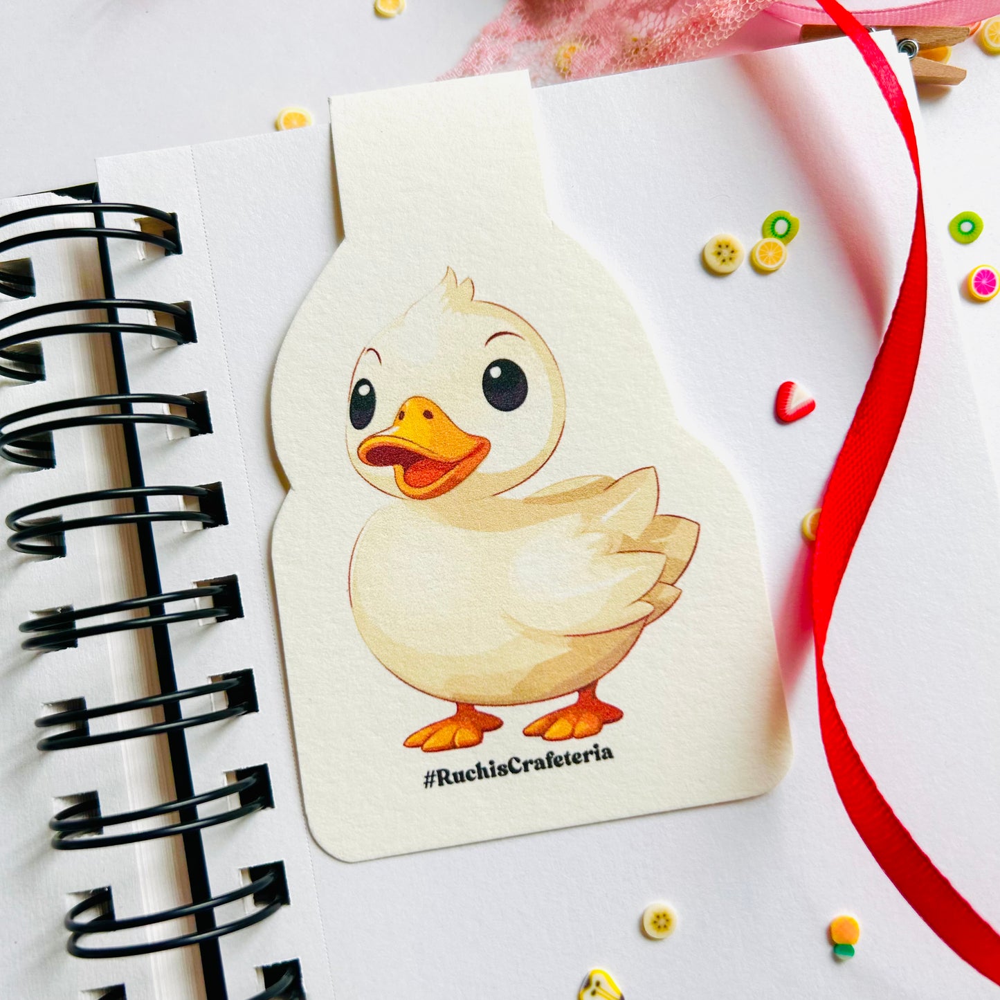 🐥Dumpling – Duck Magnetic Bookmark