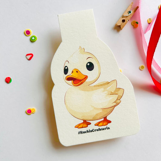 🐥Dumpling – Duck Magnetic Bookmark