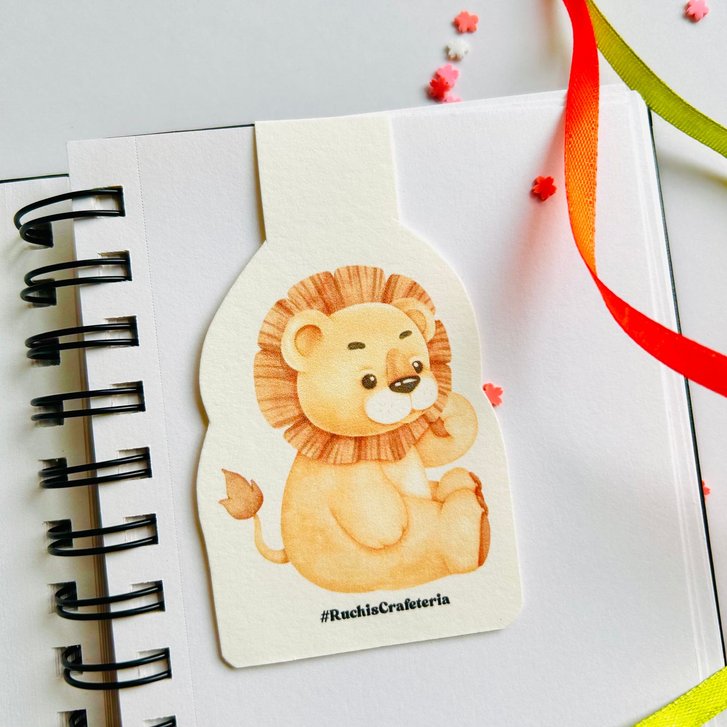 🦁🍋 Magnetic Bookmark – Limon the Sunny Lion