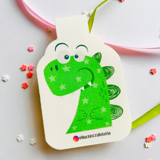 🦖 Dino Magnetic Bookmark – A Tiny Guardian for Your Pages