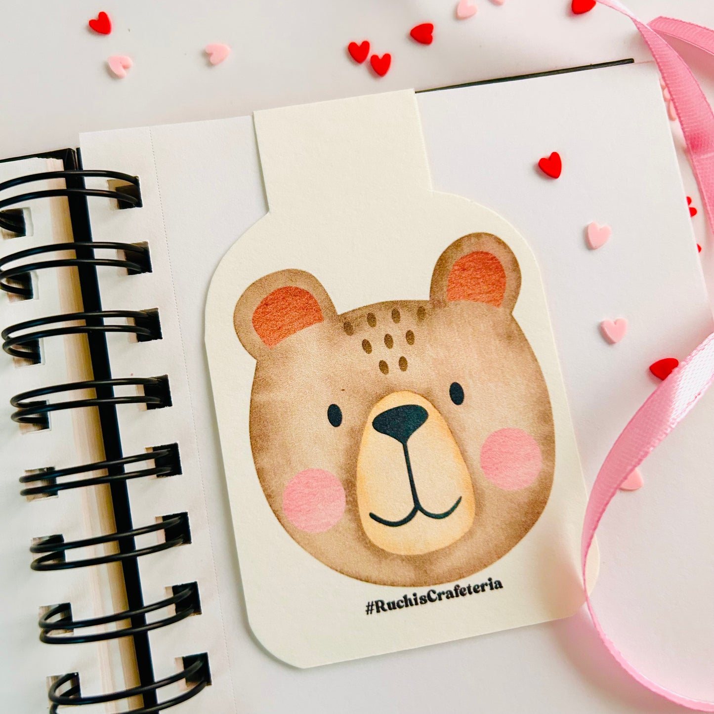 🐻🍯 Magnetic Bookmark – 'Butter Pecan' the Sweet Bear