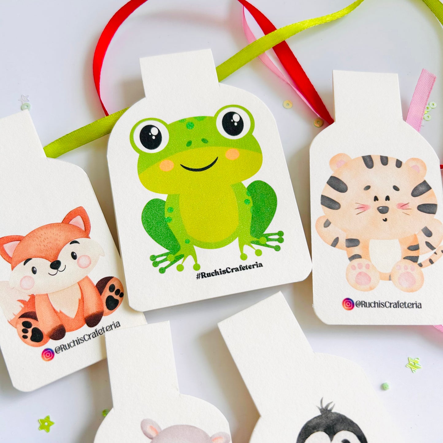 🌴 ‘Jungle Joy’ Set of 5 Magnetic Bookmarks