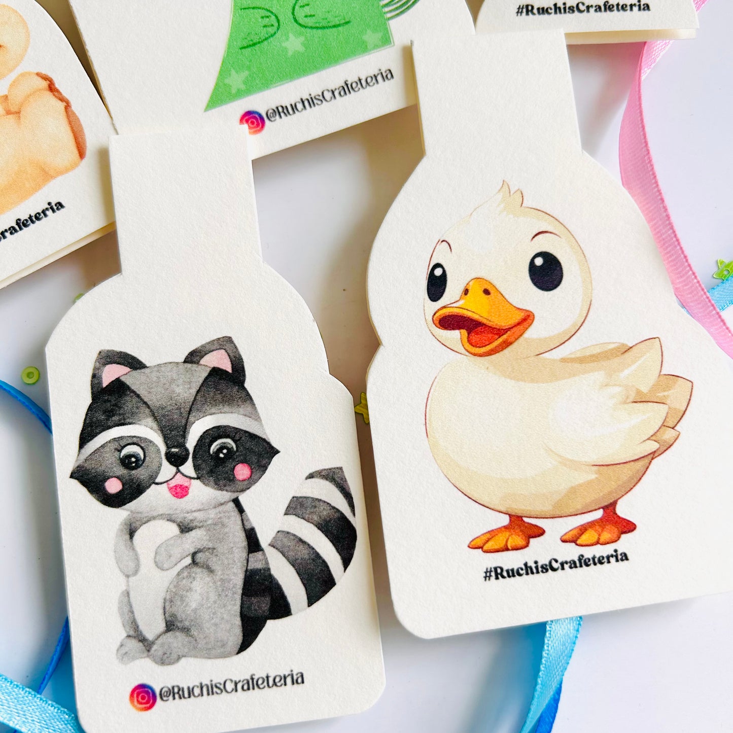 “Little Leaf Club” – Page Pals Set of 5 Magnetic Bookmarks