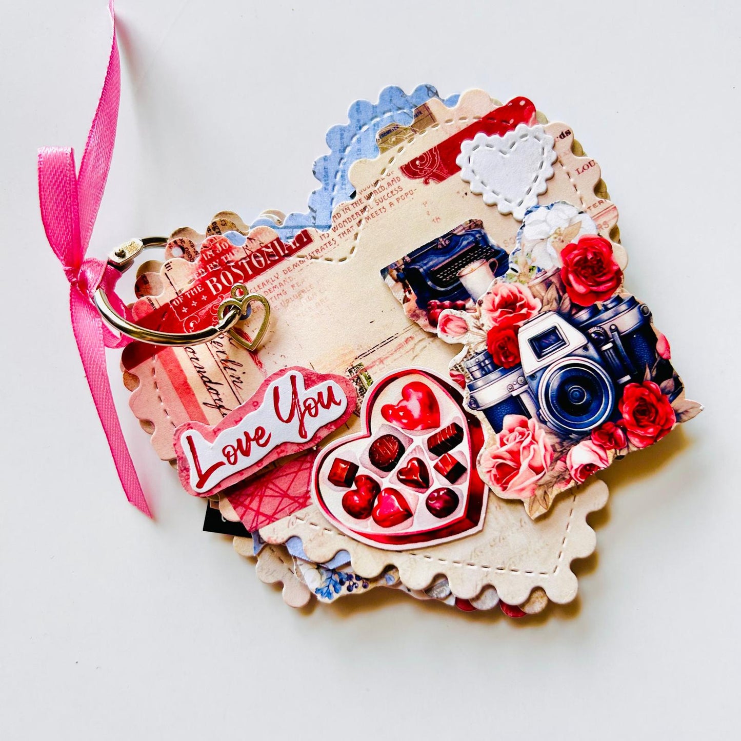 ❤️✨ Love You – Heart-Shaped Tag Album