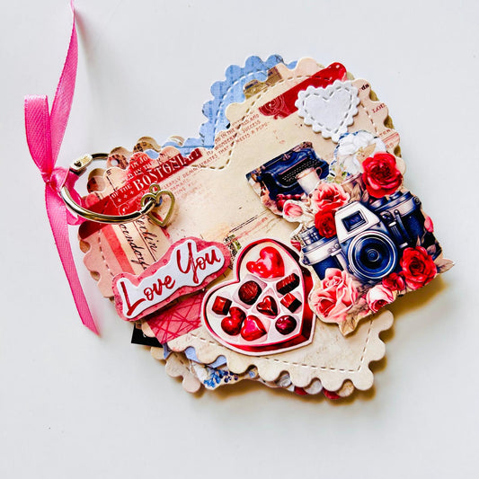 ❤️✨ Love You – Heart-Shaped Tag Album