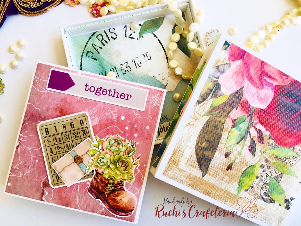 💜 Zig‑Zag Fold Card in Box – “Together”