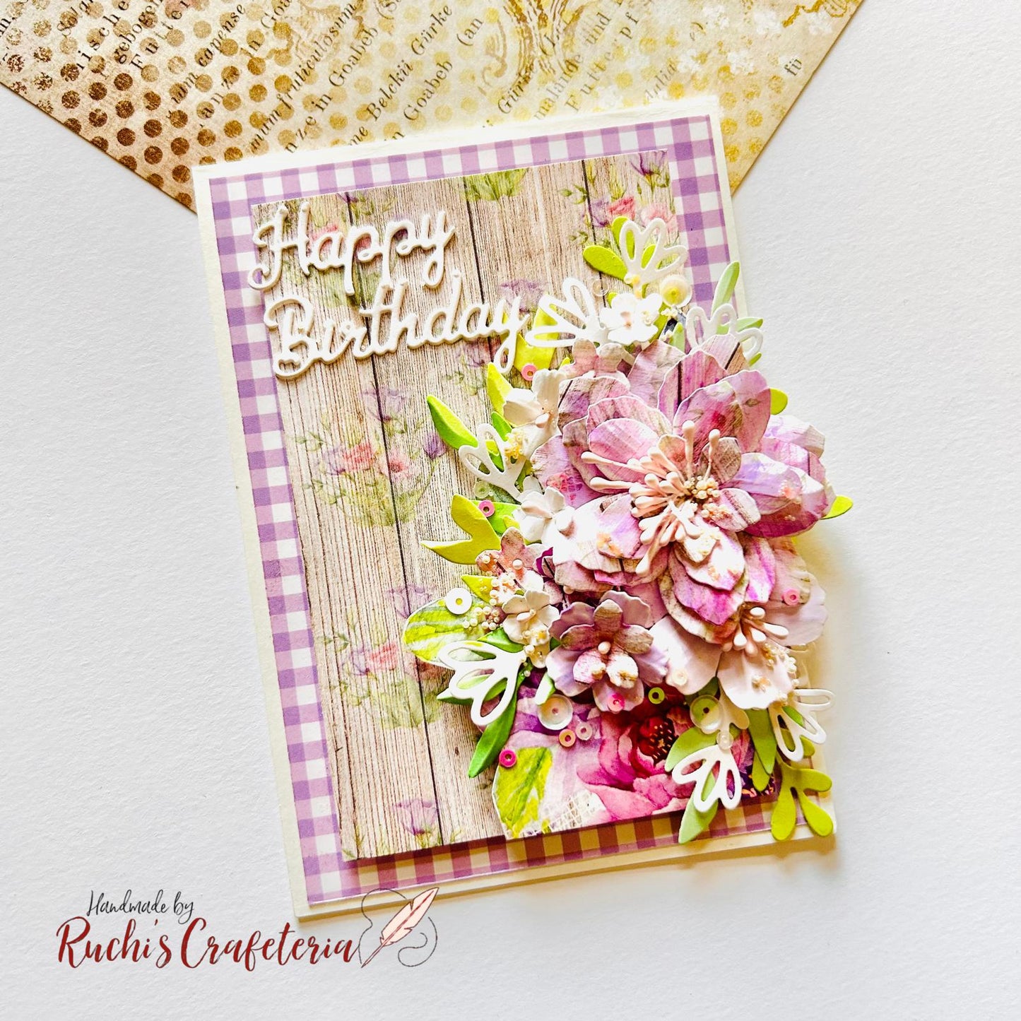🌸 Handcrafted Birthday Card