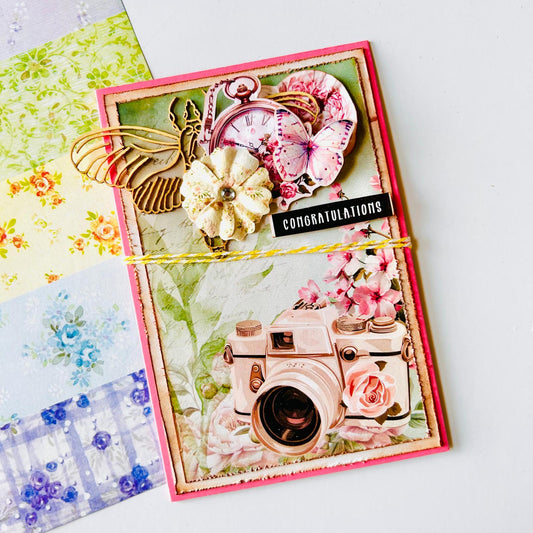 🌸 Congratulation Envelope Card