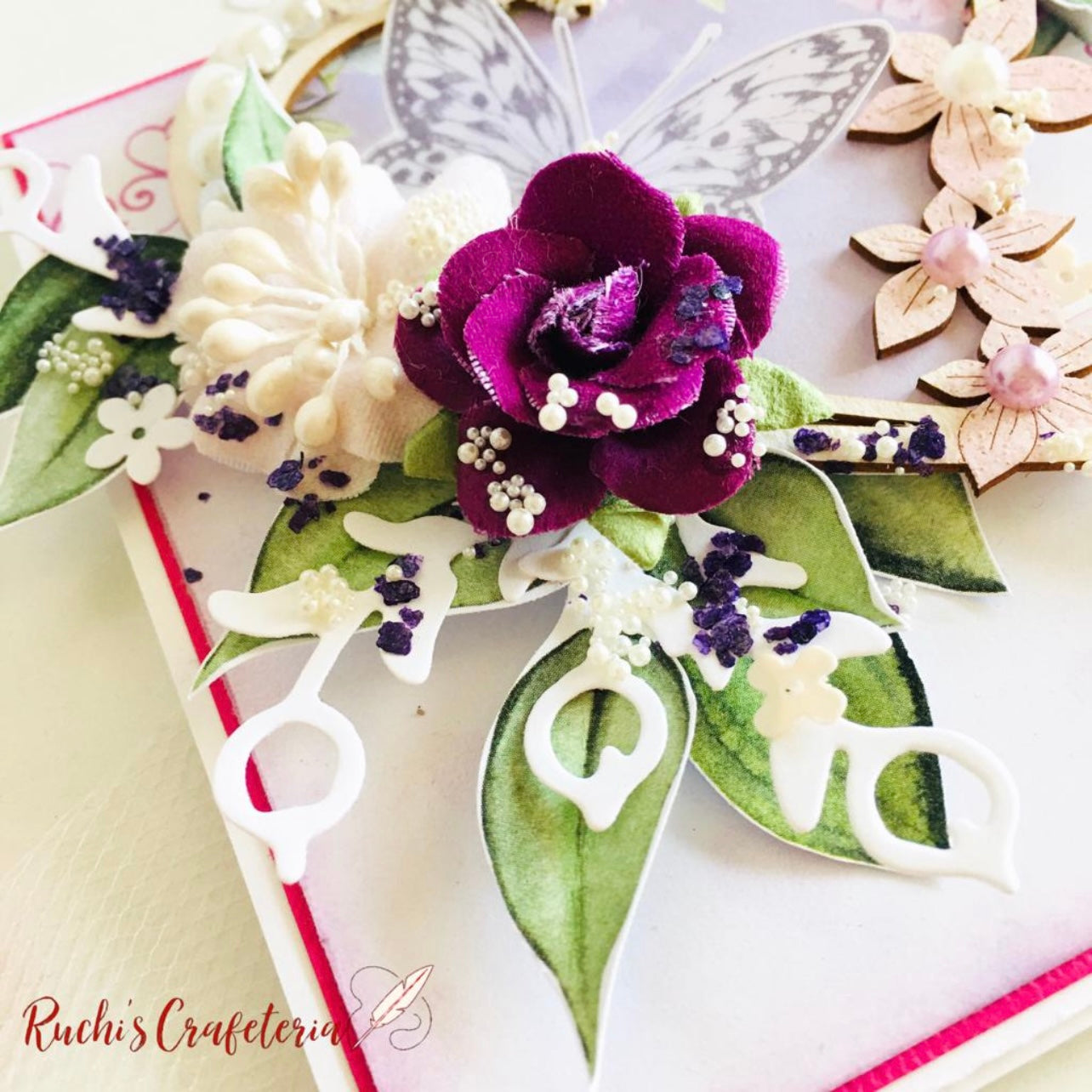 🎂 Handmade Easel Birthday Card – “For You”