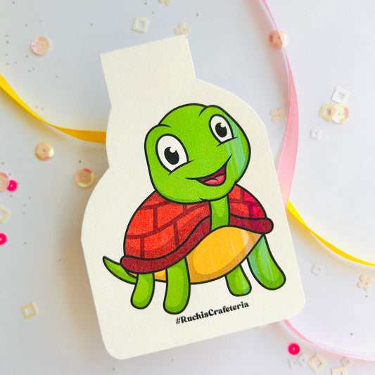 🐢 Magnetic Bookmark – TuttiFrutti the Tortoise