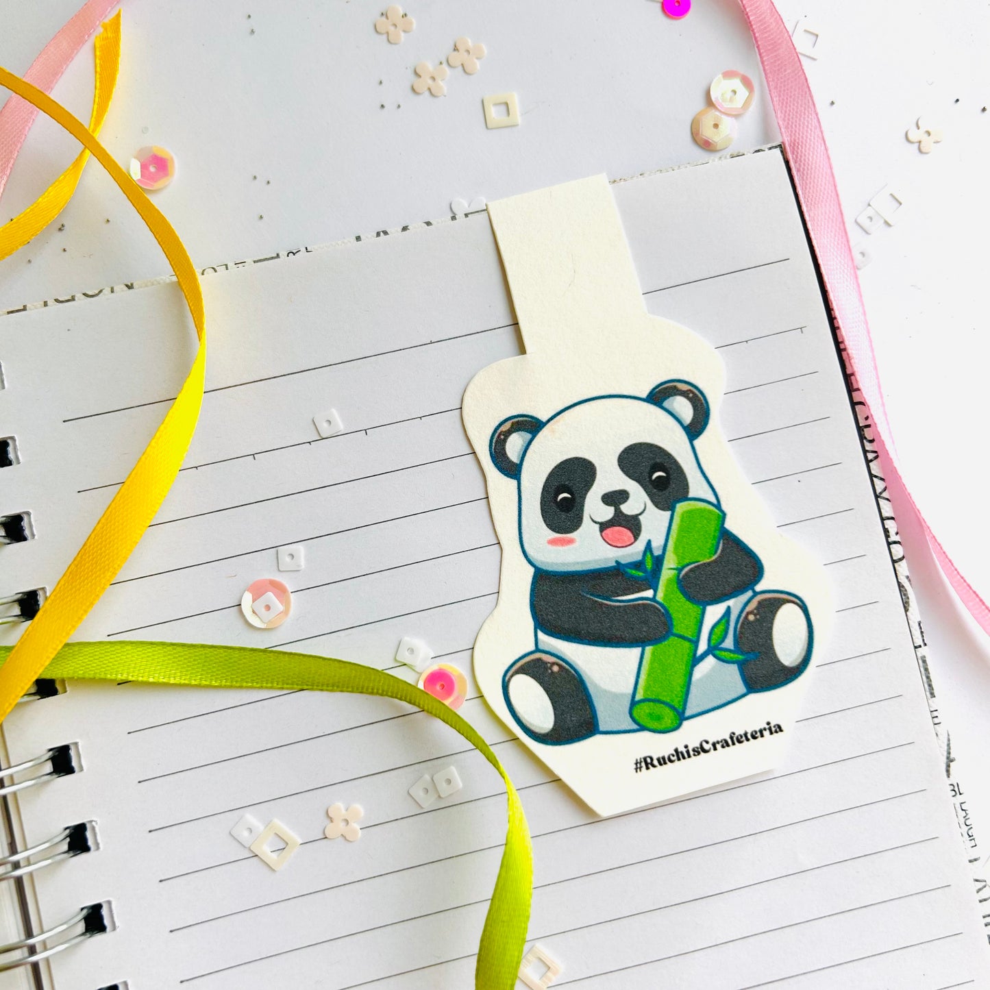 🐼 Magnetic Bookmark – Jalapeño the Panda