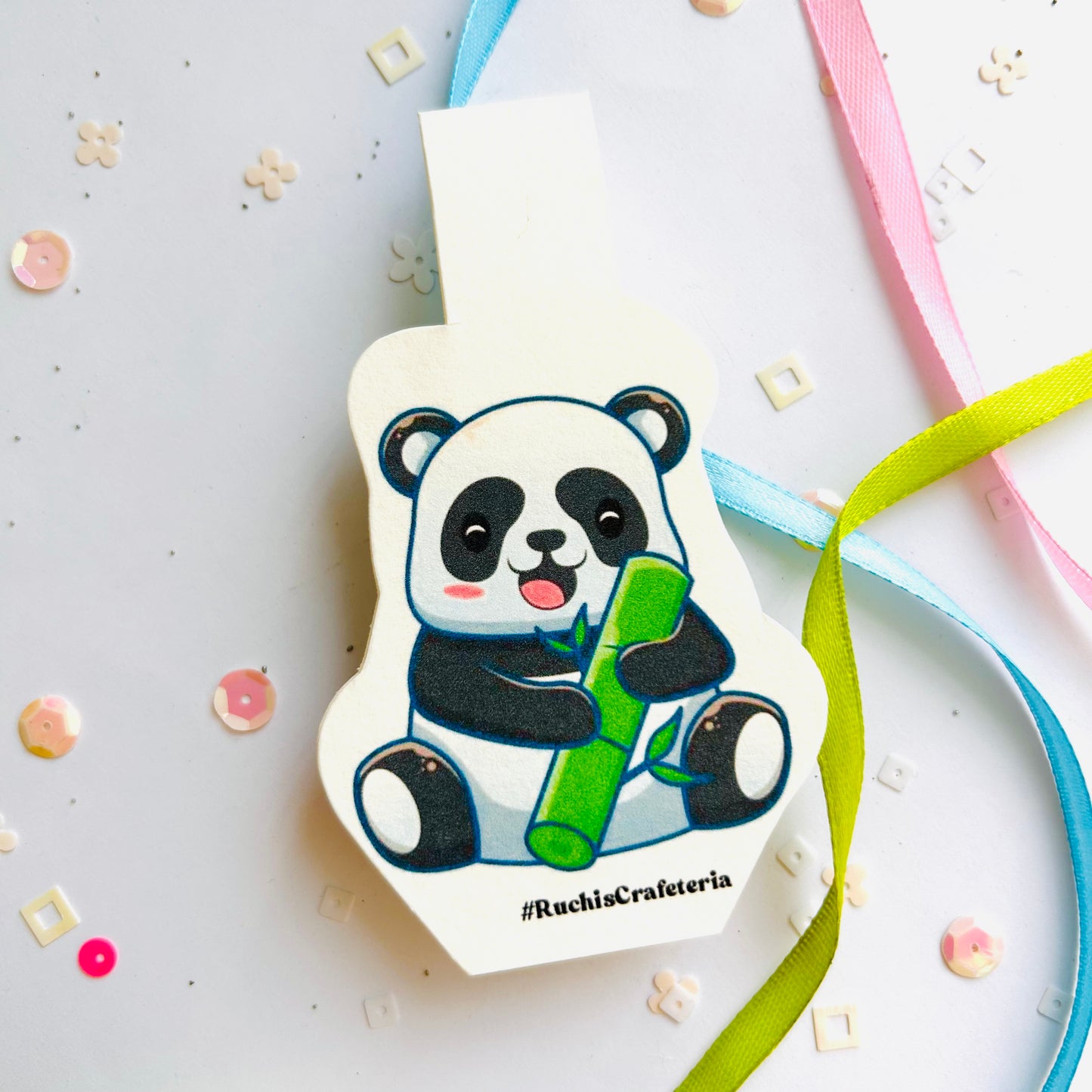 🐼 Magnetic Bookmark – Jalapeño the Panda