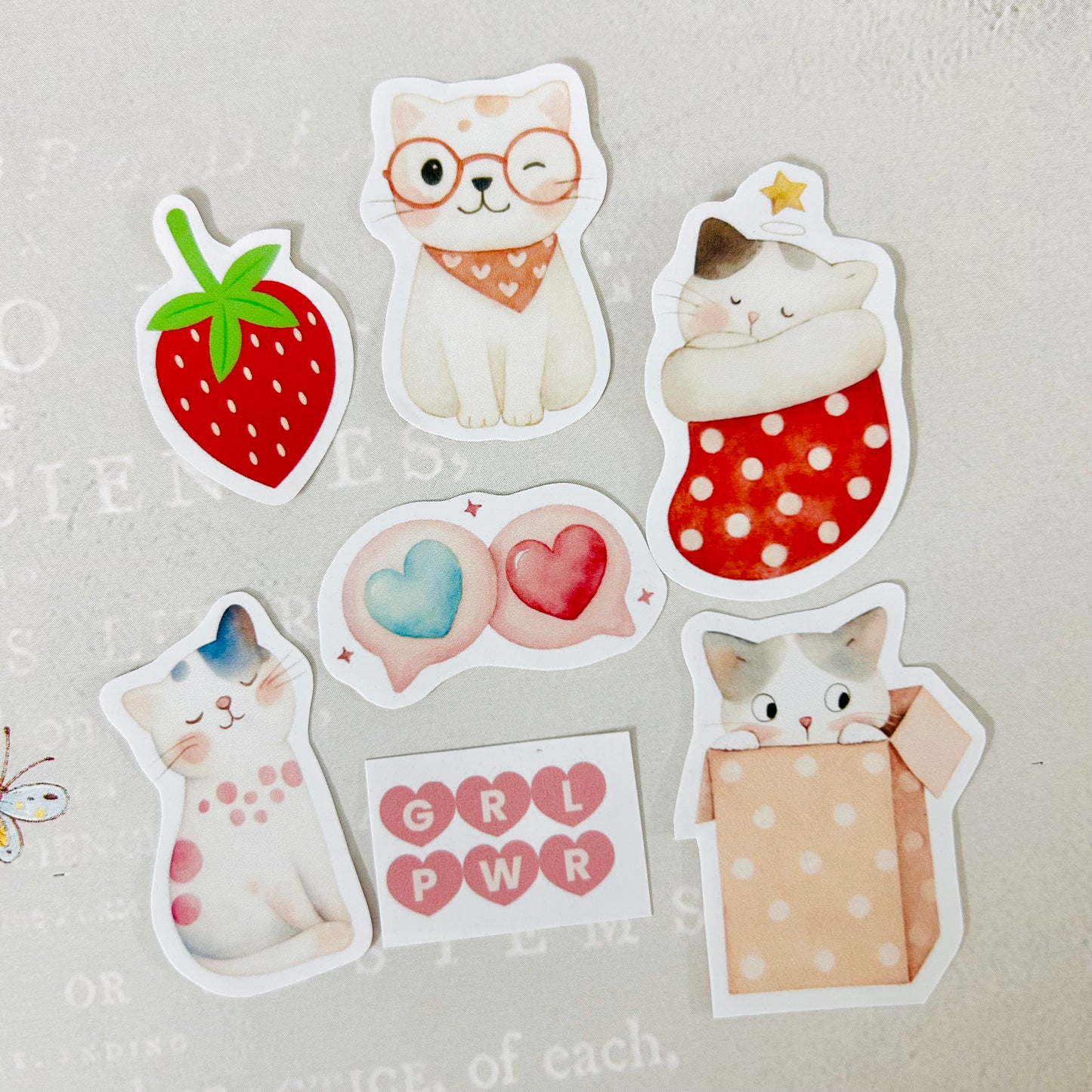 😻 Cozy Cats StiKars (Set of 7)