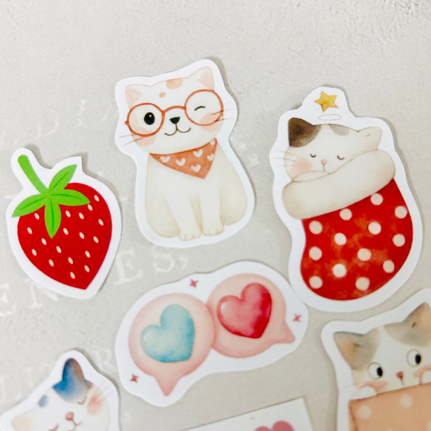😻 Cozy Cats StiKars (Set of 7)