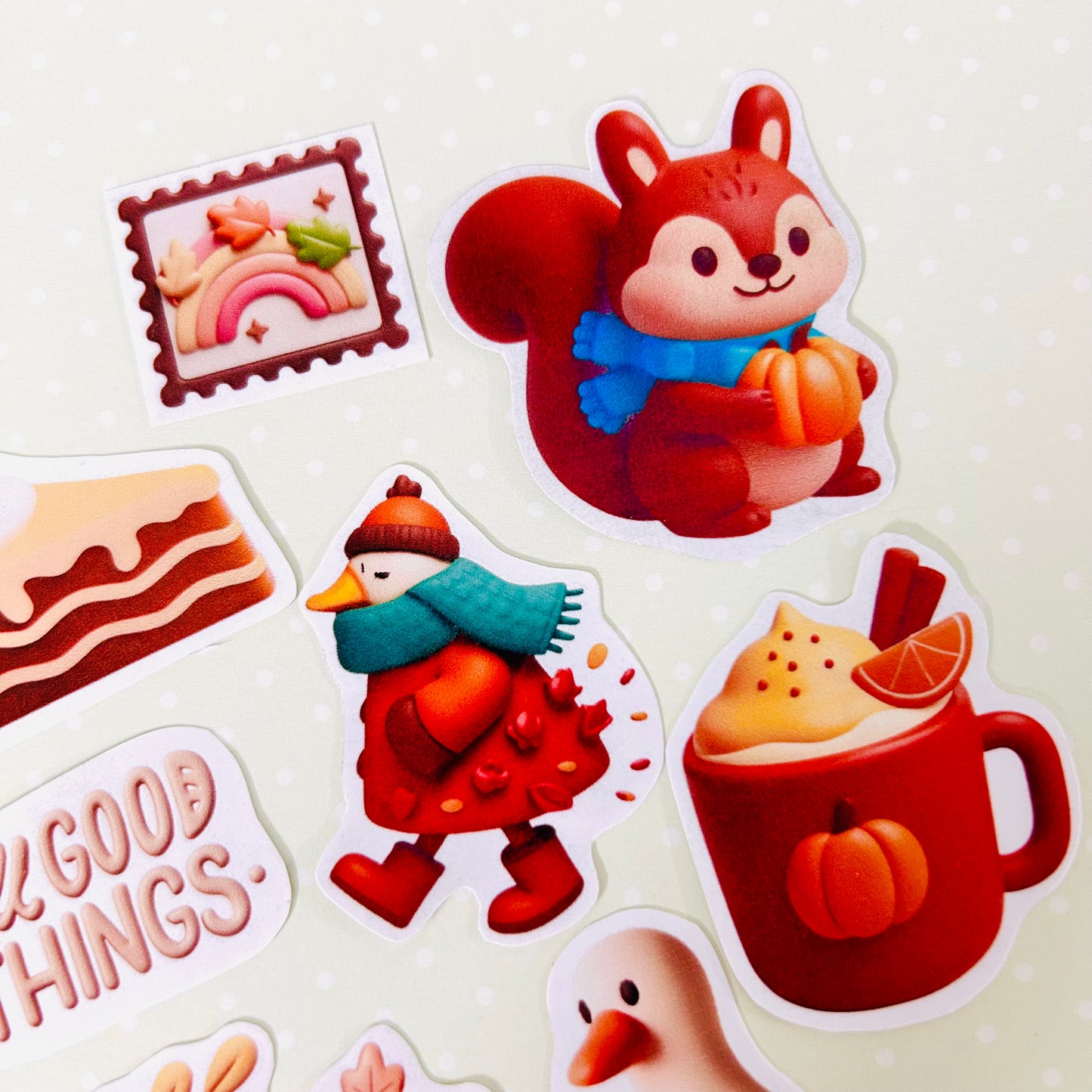 🍁🍂 Fall StiKars – (Set of 9)