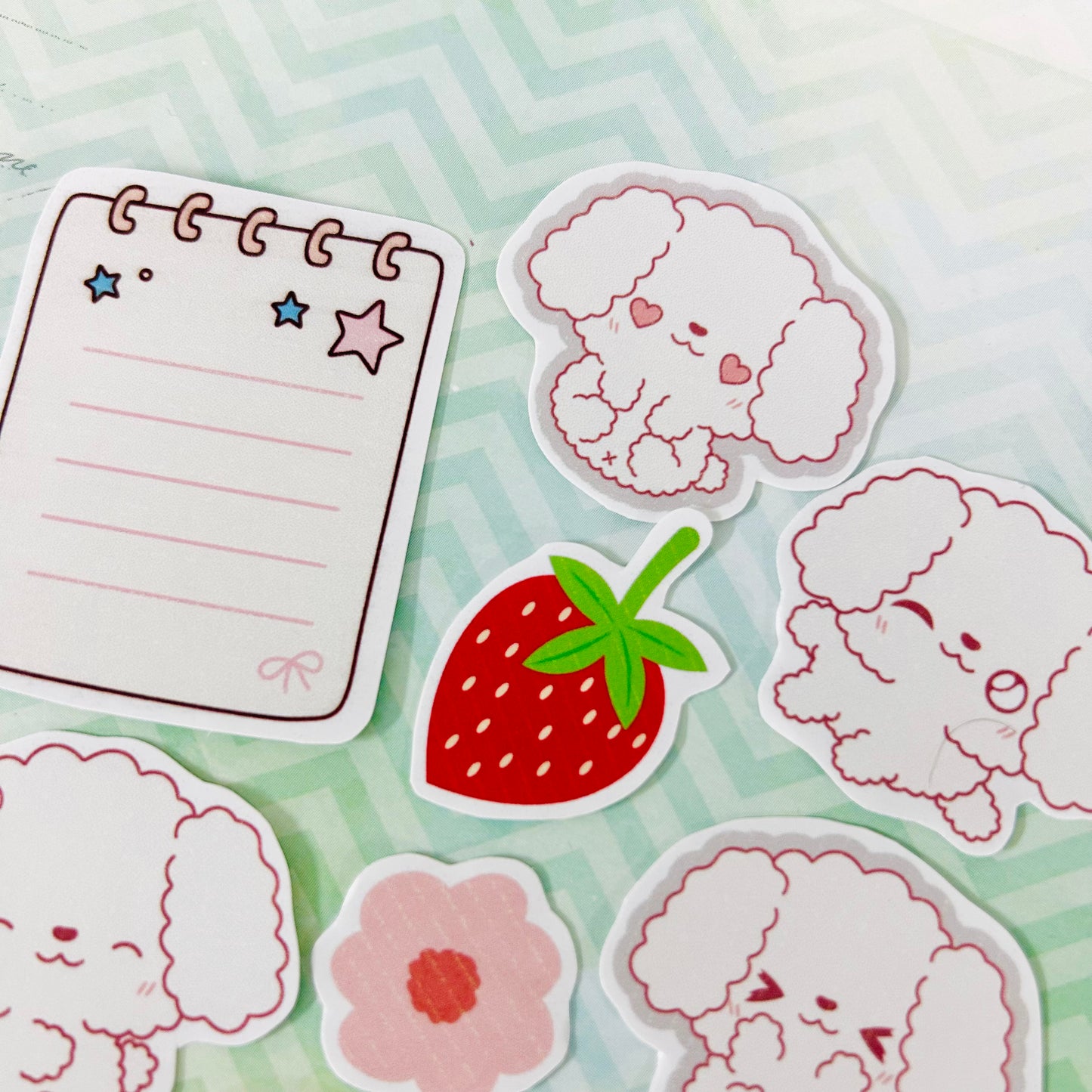 🐶 Puppies StiKars (Set of 8)