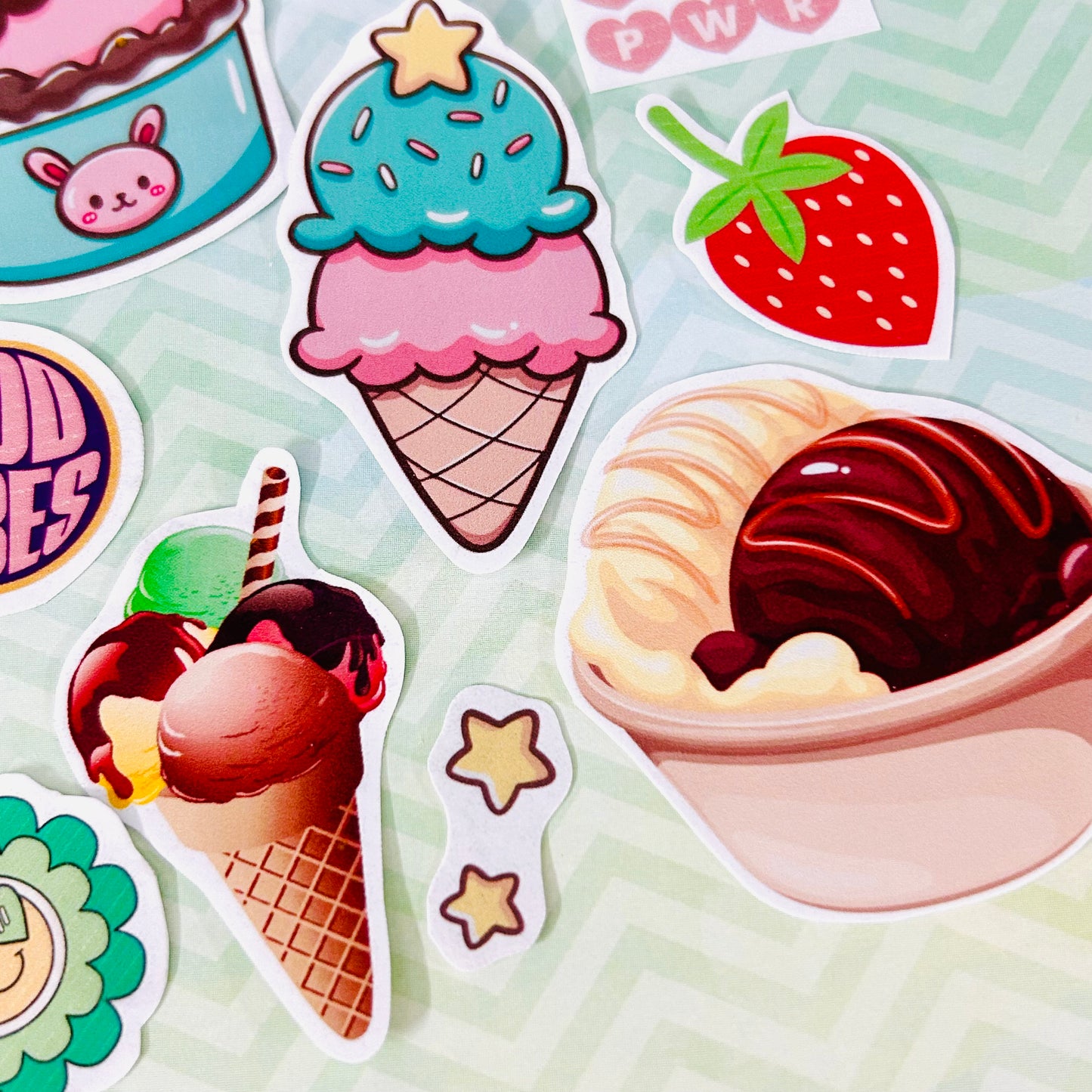 Ice Cream Fun StiKars – Limited Edition (Set of 12)