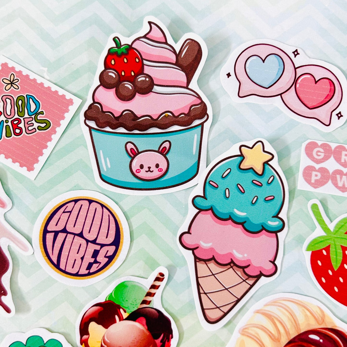 Ice Cream Fun StiKars – Limited Edition (Set of 12)