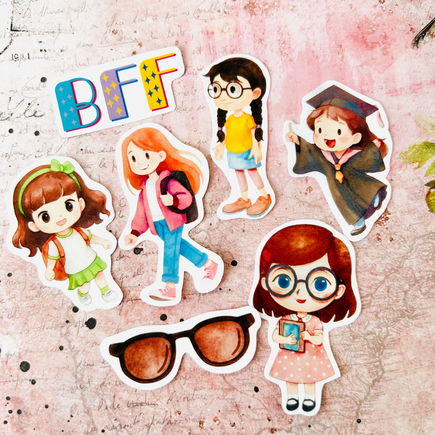 BFF Girls StiKars -Limited Edition (Set of 7)