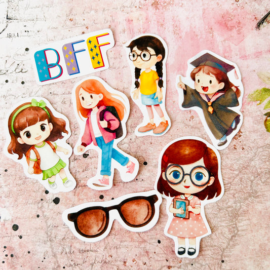 BFF Girls StiKars -Limited Edition (Set of 7)