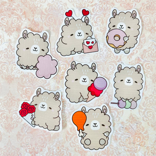 🦙 Llama StiKars – Limited Edition (Set of 7)