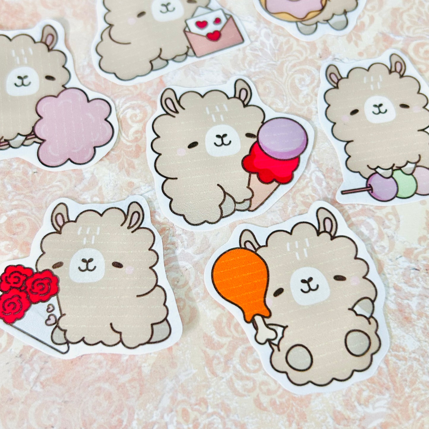 🦙 Llama StiKars – Limited Edition (Set of 7)