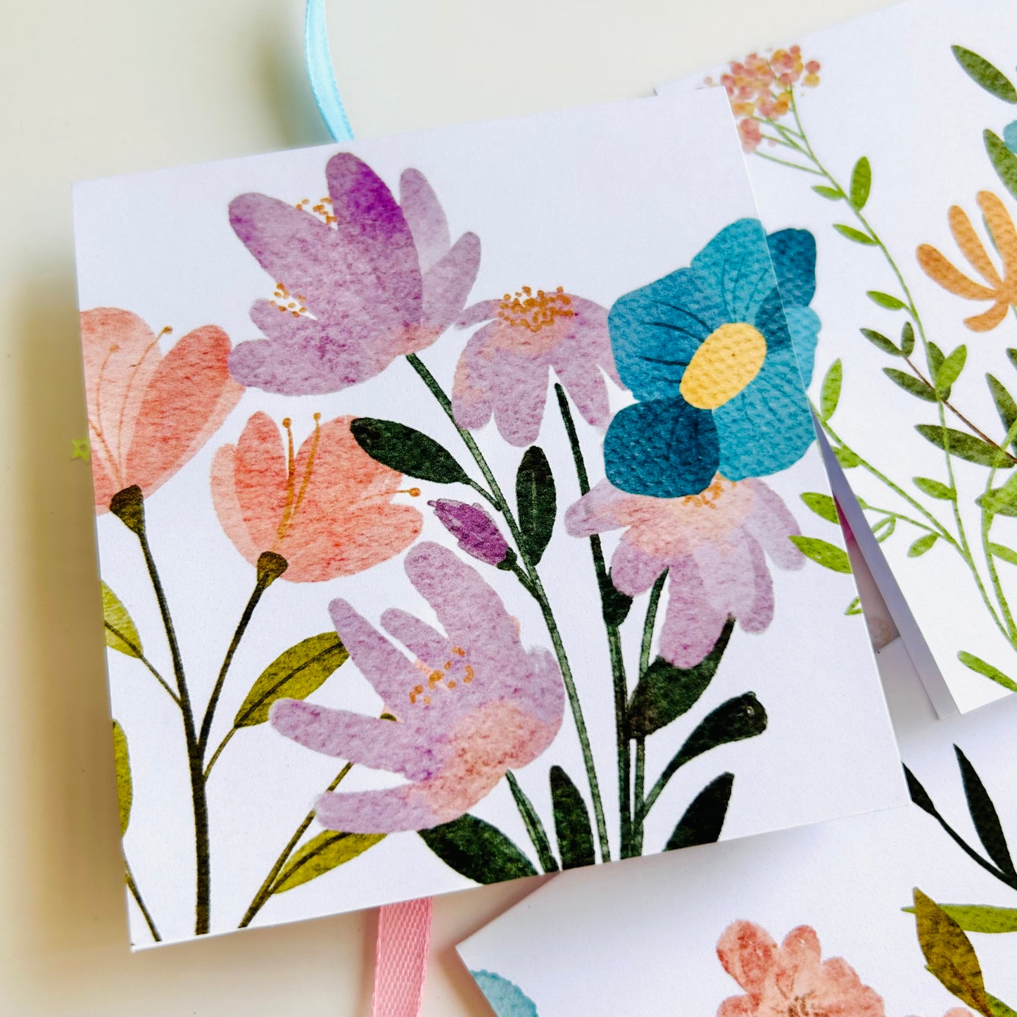 🪻🌷 Fancy Flowers Note Cards - Set of 3