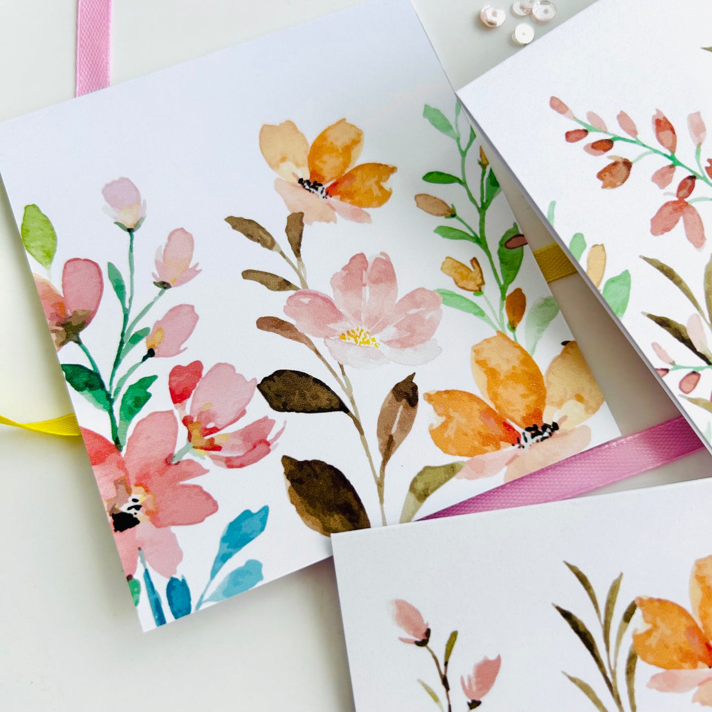 🧡🩶 Orbit Orange Note Cards - Set of 3