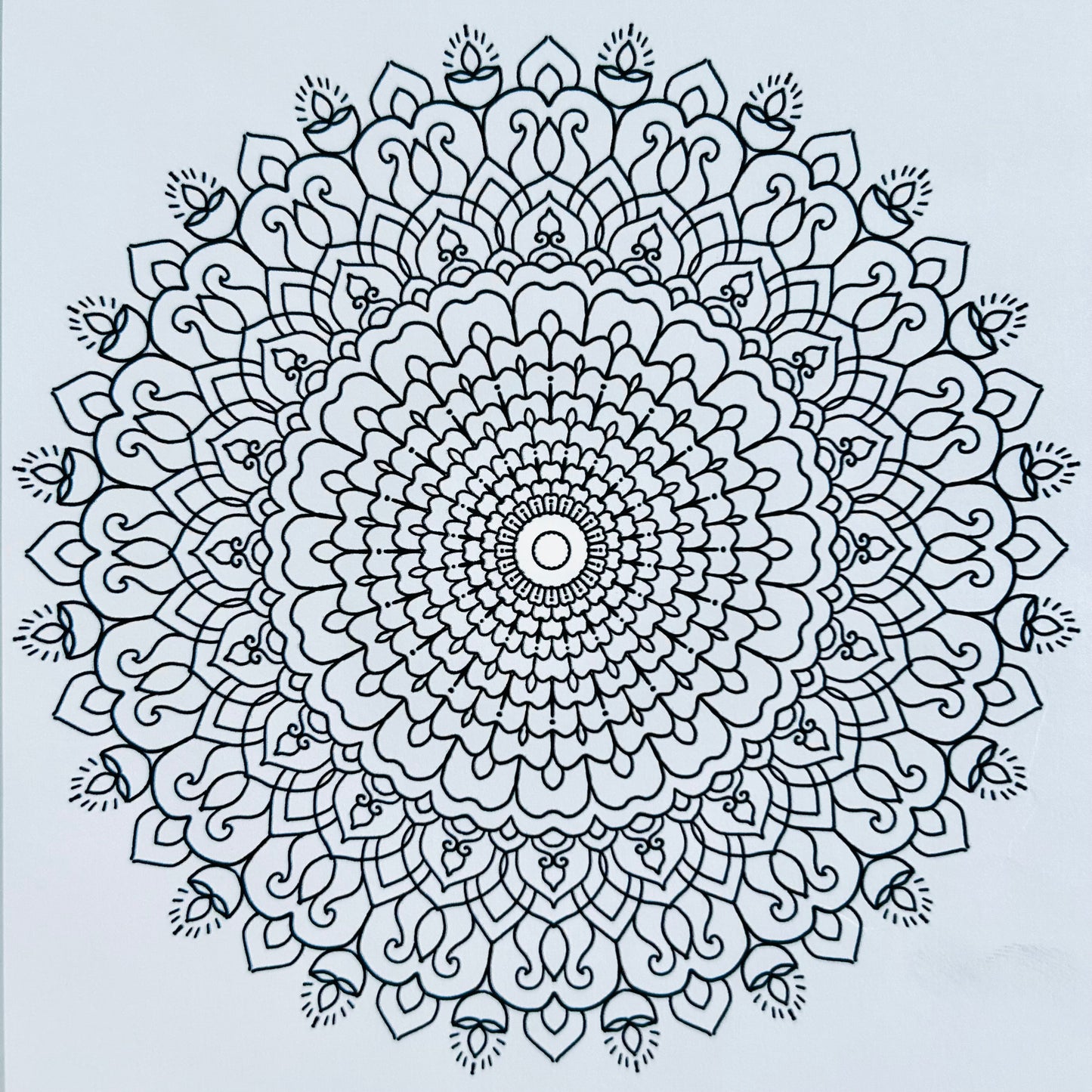 ☸️ ’Color Me Calm’ Mandala Coloring Pages (set of 4 Assorted Designs)