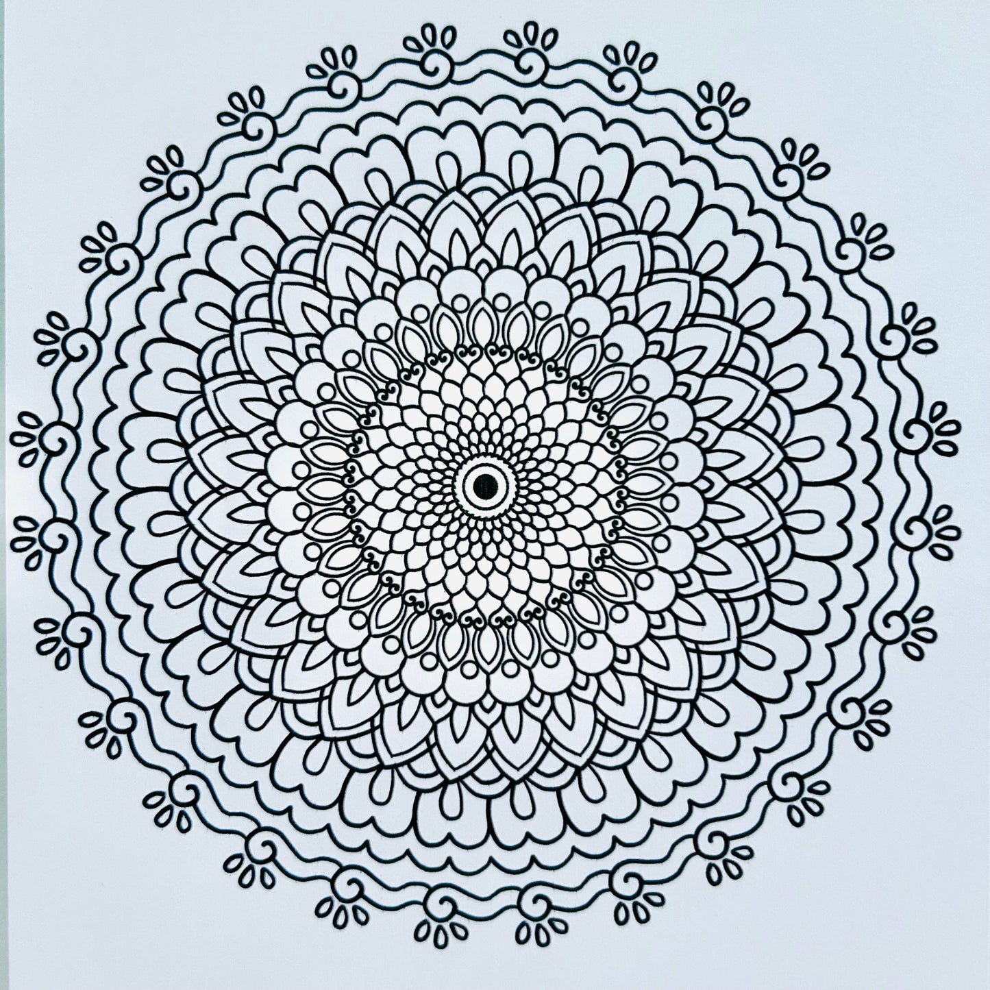 ☸️ ’Color Me Calm’ Mandala Coloring Pages (set of 4 Assorted Designs)