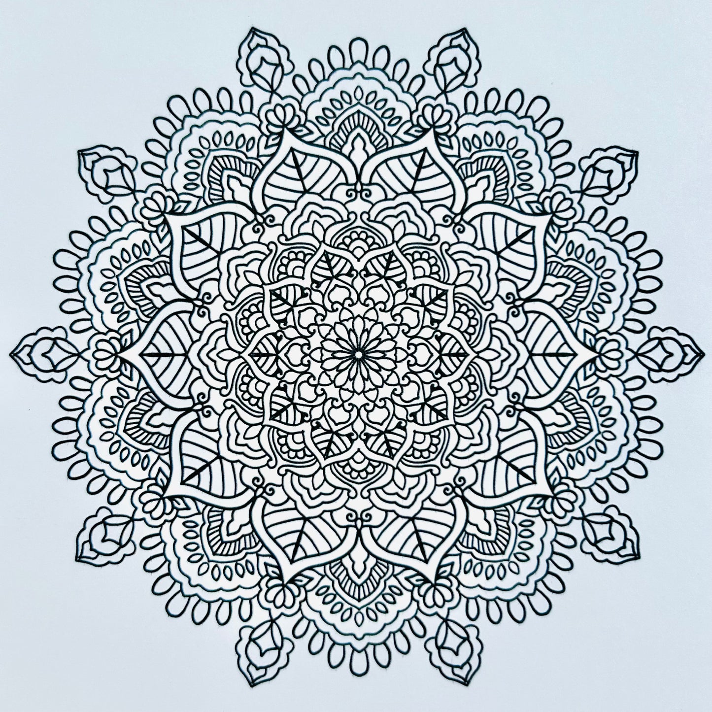 ☸️ ’Color Me Calm’ Mandala Coloring Pages (set of 4 Assorted Designs)