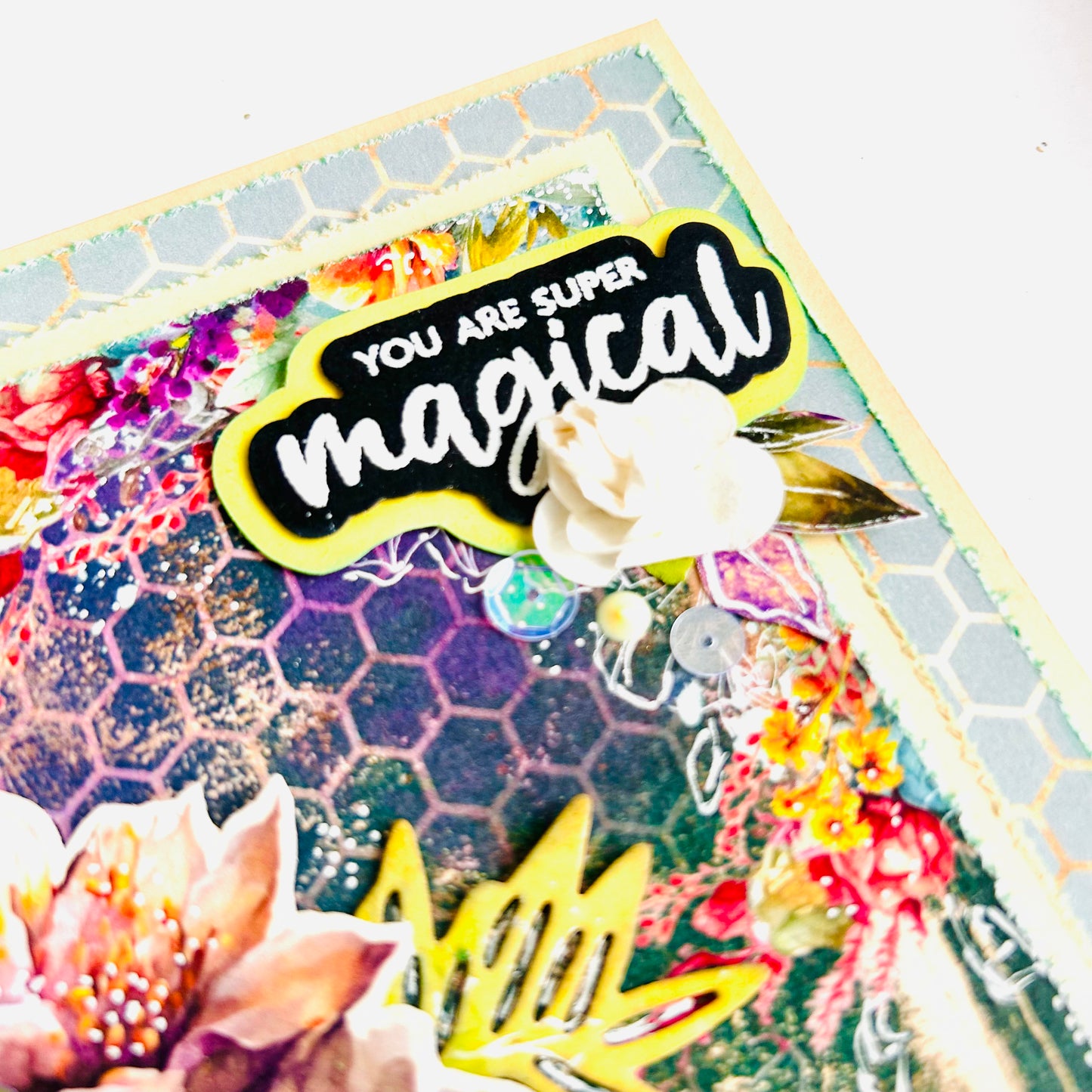 🌸 Floral Greeting Card 'You Are Super Magical'