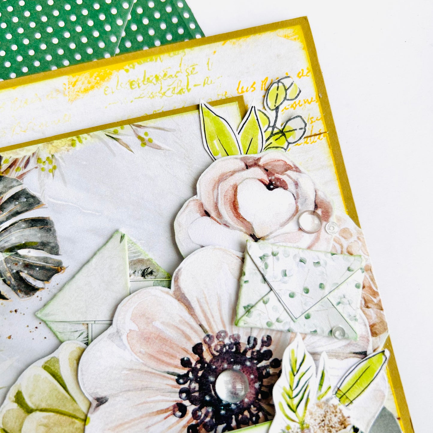 🌿 Decorative Love Card – “Our Vows”