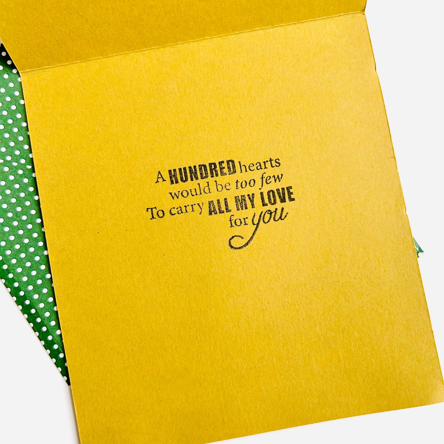 🌿 Decorative Love Card – “Our Vows”