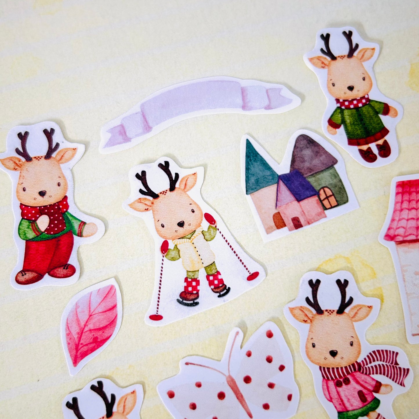 Roaming Reindeers StiKars (Set of 10)
