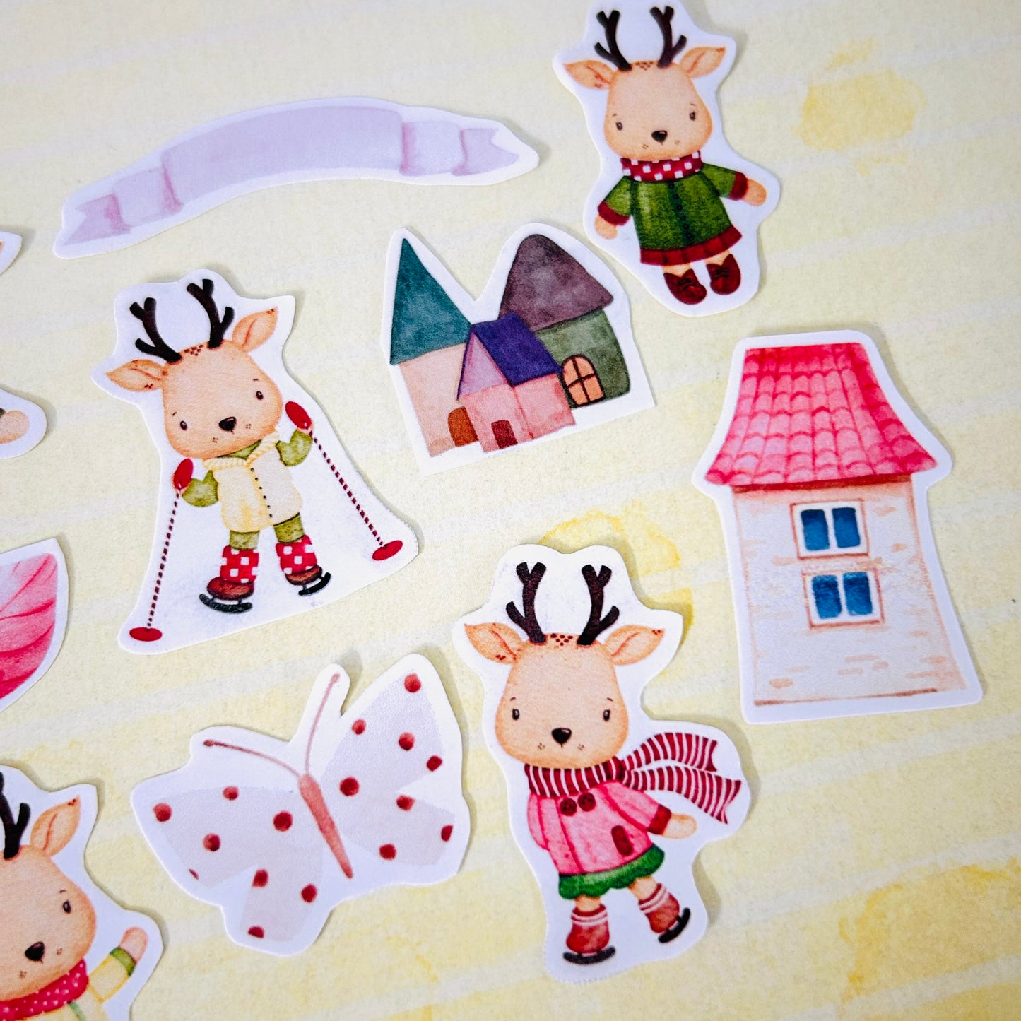 Roaming Reindeers StiKars (Set of 10)