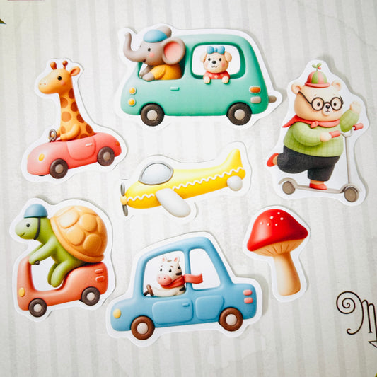 Wheels Fun StiKars (Set of 7)